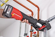 Использование пресс-клещей для обжима фитингов Rothenberger Standard M42 Использование пресс-клещей для обжима фитингов Rothenberger Standard M42