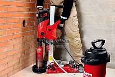 Использование водяного кольца коллектора Hilti DD-WC-S