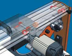 Каретка двигателя камнерезного станка с лазерным указателем Nuova Battipav Prime 120S
