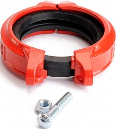 Конструкция муфты грувлока жесткой стандартной Lede XGQT1-318 Конструкция муфты грувлока жесткой стандартной Lede XGQT1-318