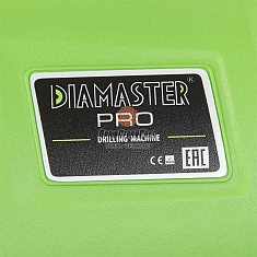 Логотип дрели с микроударом для алмазного бурения Diamaster Pro Smit-162/2PD