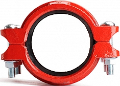 Муфта грувлочная гибкая для ПЭВП, ПЭНД, ПНД труб Lede HDPE-63 вид снизу Муфта грувлочная гибкая для ПЭВП, ПЭНД, ПНД труб Lede HDPE-63 вид снизу