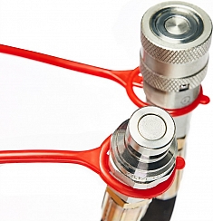 Муфты гидравлических шлангов гидравлических стыковых сварочных аппаратов для пнд труб Gas Fusion Red-315