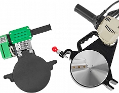 Нагреватель и торцеватель механического стыкового сварочного аппарата для пнд труб Gas Fusion Red-160R4