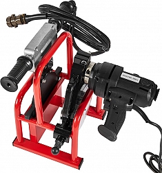 Нагреватель и торцеватель в боксе гидравлических стыковых сварочных аппаратов для пнд труб Gas Fusion Red-315