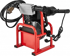 Нагреватель и торцеватель в боксе гидравлического стыкового сварочного аппарата для пнд труб Gas Fusion Red-315