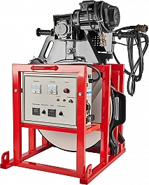 Нагреватель, торцеватель, электрощит в боксе гидравлического стыкового сварочного аппарата для пнд труб Gas Fusion Red-400