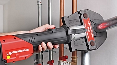 Применение пресс-клещей для обжима фитингов Rothenberger Standard M42 Применение пресс-клещей для обжима фитингов Rothenberger Standard M42