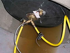 Применение проходной пневмозаглушки с 1 каналом для испытаний трубопроводов Vetter PDK 170/200 FLEX Применение проходной пневмозаглушки с 1 каналом для испытаний трубопроводов Vetter PDK 170/200 FLEX