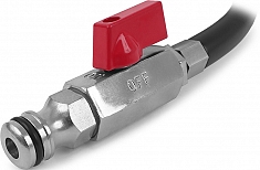 Штуцер с краном адаптера-переходника для алмазного бурения с подачей воды Messer М18 мама-1 1/4 UNC папа+1/2 G мама Штуцер с краном адаптера-переходника для алмазного бурения с подачей воды Messer М18 мама-1 1/4 UNC папа+1/2 G мама