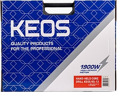 Упаковка дрели для алмазного бурения Keos KS-13