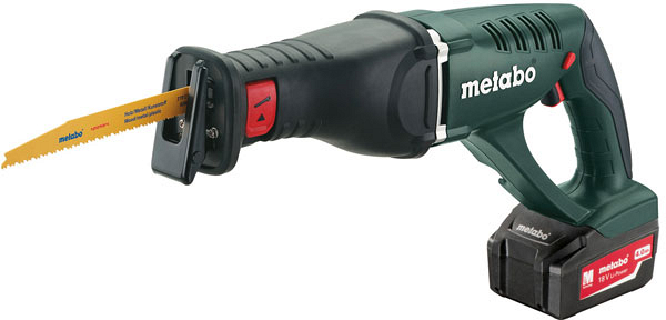 Аккумуляторная сабельная пила Metabo ASE 18 LTX 4,0 Ач Аккумуляторная сабельная пила Metabo ASE 18 LTX 4,0 Ач