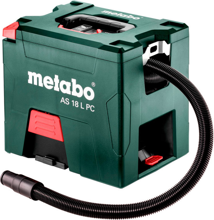Аккумуляторный строительный пылесос для сухой уборки Metabo AS 18 L PC Аккумуляторный строительный пылесос для сухой уборки Metabo AS 18 L PC