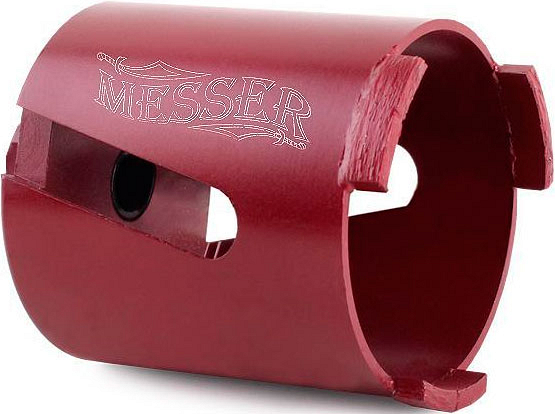 Алмазная коронка для подрозетников Messer 68 мм