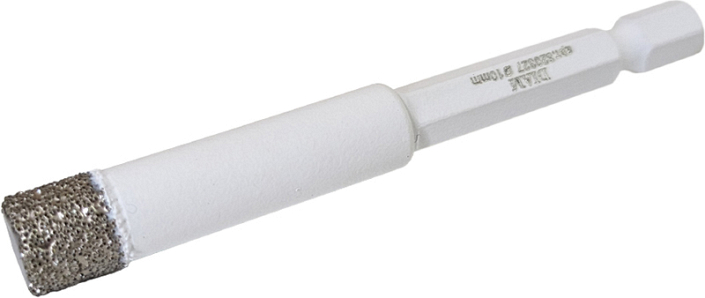 Алмазные сверла вакуумного спекания Diam Extra Line V-Tech HEX-E 1/4" 10 мм