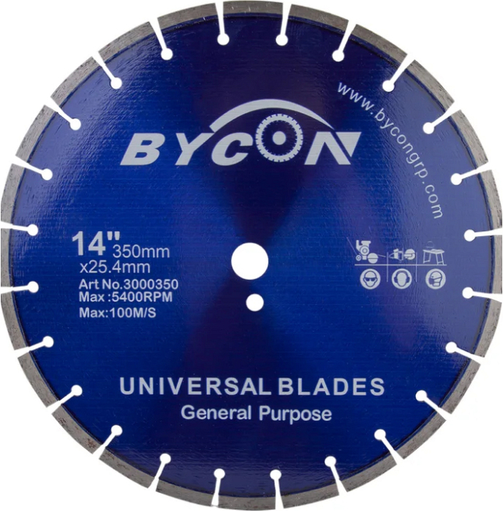 Алмазный диск Bycon Laser Uni 350 мм Алмазный диск Bycon Laser Uni 350 мм