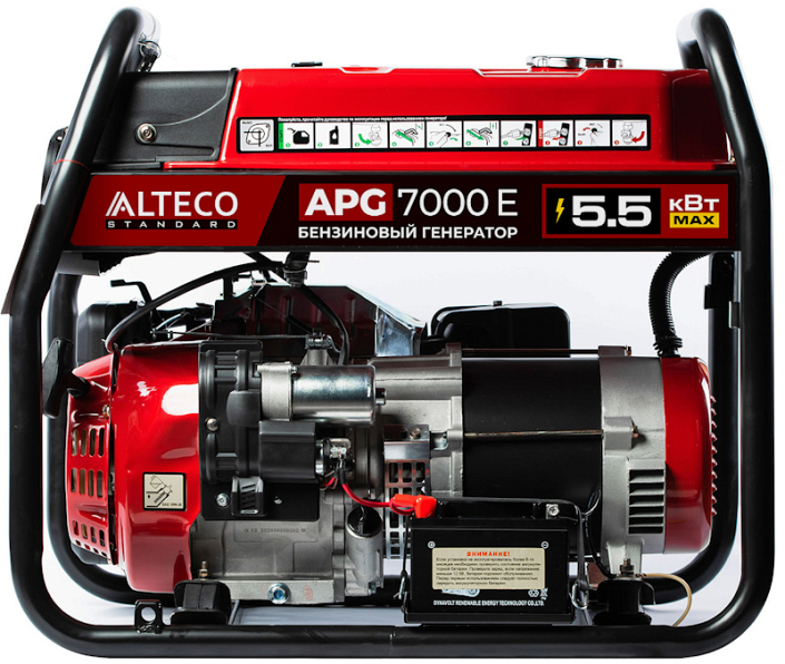 Alteco APG 7000 E бензиновый генератор ракурс 2 Alteco APG 7000 E бензиновый генератор ракурс 2