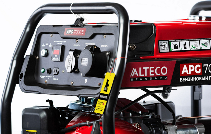 Alteco APG 7000 E бензиновый генератор ракурс 6 Alteco APG 7000 E бензиновый генератор ракурс 6