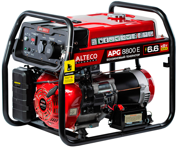 Alteco APG 8800 E бензиновый генератор ракурс 1 Alteco APG 8800 E бензиновый генератор ракурс 1