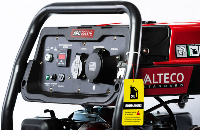 Alteco APG 8800 E бензиновый генератор ракурс 6 Alteco APG 8800 E бензиновый генератор ракурс 6