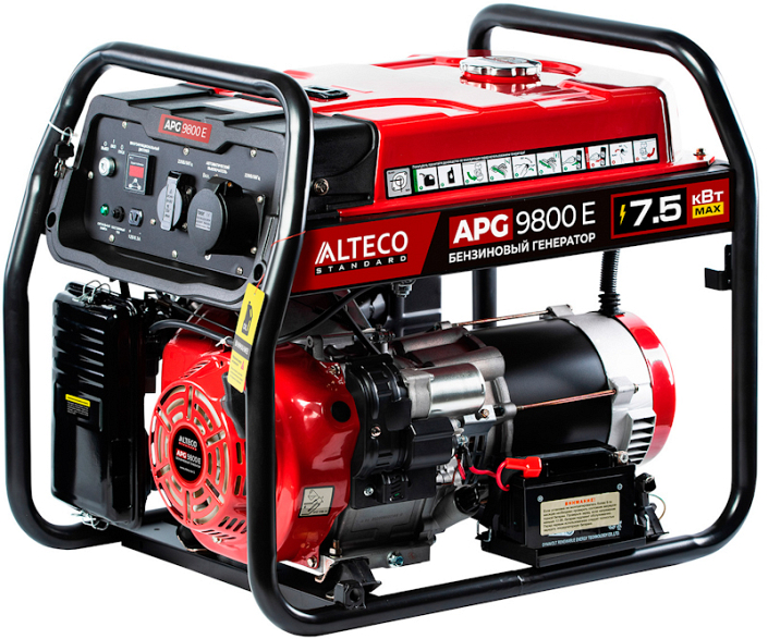 Alteco APG 9800 E бензиновый генератор ракурс 1 Alteco APG 9800 E бензиновый генератор ракурс 1