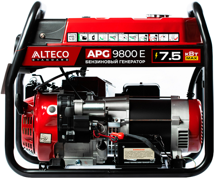 Alteco APG 9800 E бензиновый генератор ракурс 2 Alteco APG 9800 E бензиновый генератор ракурс 2