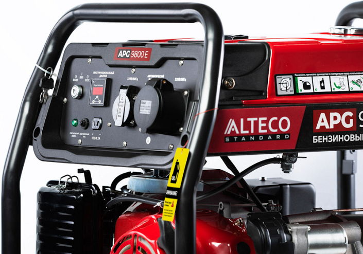 Alteco APG 9800 E бензиновый генератор ракурс 6 Alteco APG 9800 E бензиновый генератор ракурс 6