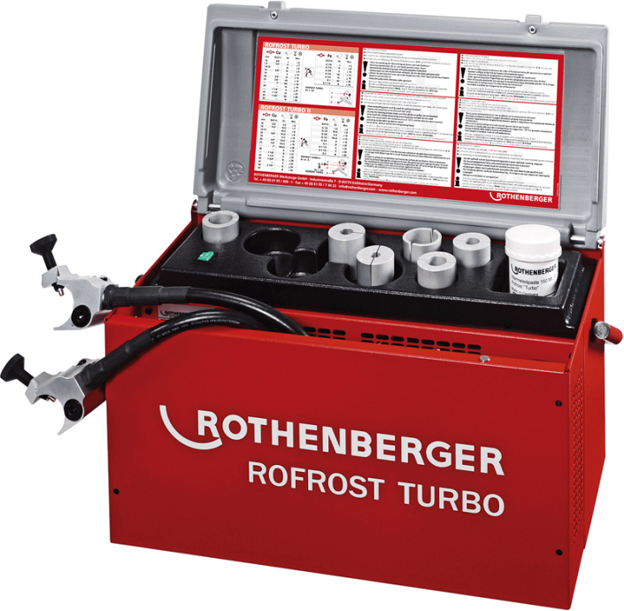Аппарат для заморозки труб Rothenberger Rofrost Turbo 1 1/4" Аппарат для заморозки труб Rothenberger Rofrost Turbo 1 1/4"