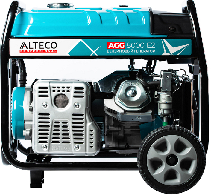 Бензиновый генератор Alteco AGG 8000 E2 ракурс 4
