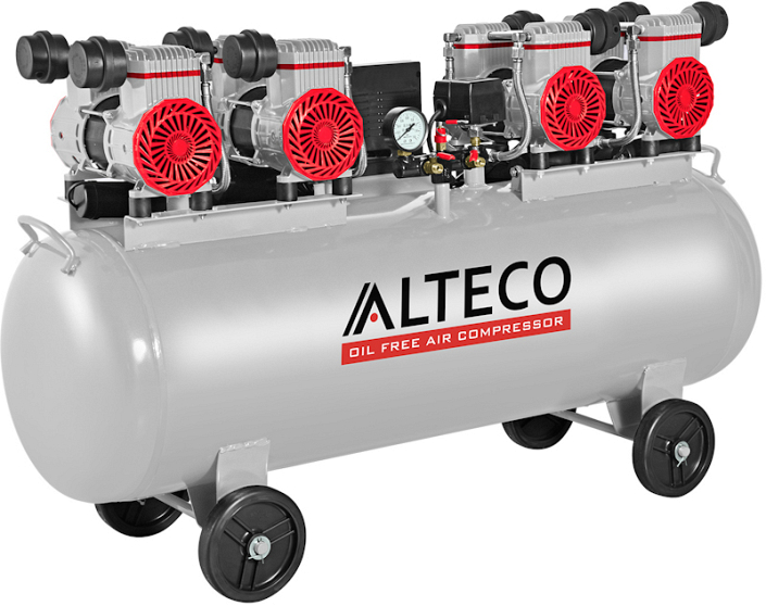 Безмасленный компрессор Alteco Aco 120L
