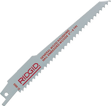 Биметаллические полотна Ridgid для грубой распилки древесины Биметаллические полотна Ridgid для грубой распилки древесины