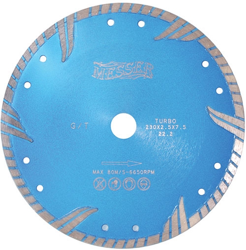 Диск алмазный Messer Turbo G/T Диск алмазный Messer Turbo G/T