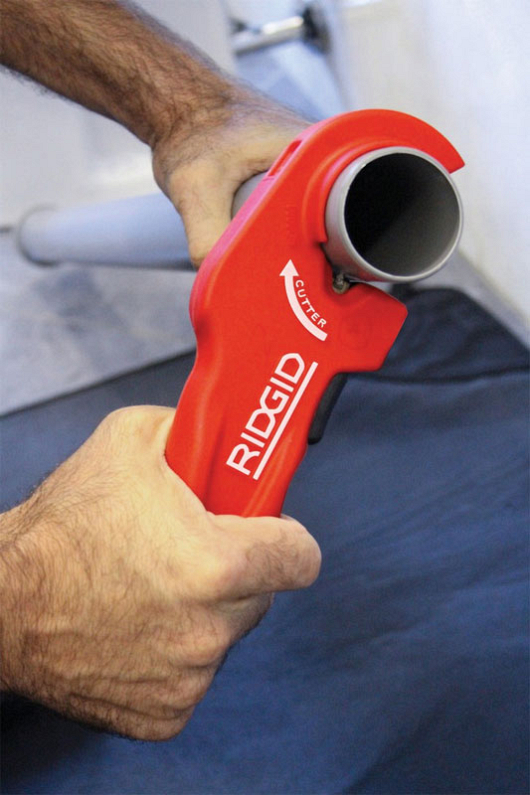 Эксплуатация трубореза для пластиковых труб Ridgid P-Tec 5000