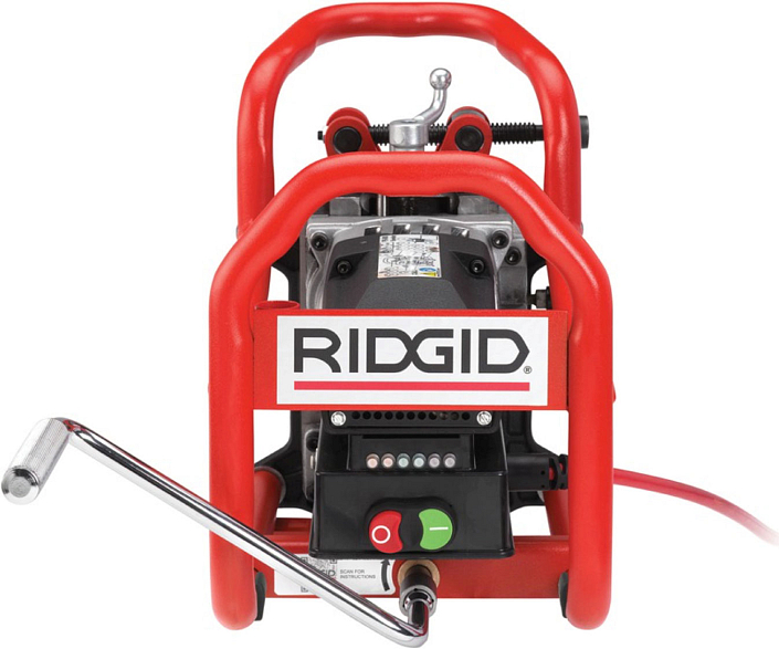 Фаскосниматель электрический для труб металлических Ridgid B-500 вид сзади Фаскосниматель электрический для труб металлических Ridgid B-500 вид сзади