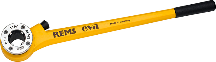 Использование ручного резьбонарезного клуппа Rems Eva Set R 1/2"-3/4"-1"-1 1/4"-1 1/2"-2" Использование ручного резьбонарезного клуппа Rems Eva Set R 1/2"-3/4"-1"-1 1/4"-1 1/2"-2"