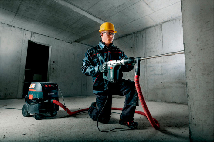 Использование универсального строительного пылесоса Metabo ASR 35 M ACP Использование универсального строительного пылесоса Metabo ASR 35 M ACP