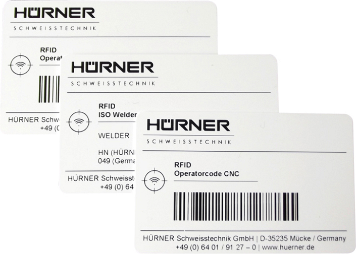Карточка с кодом сварщика Hurner RFID Карточка с кодом сварщика Hurner RFID