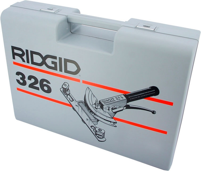 Кейс трубогиба арбалетного для дюймовых медных труб Ridgid 326 Кейс трубогиба арбалетного для дюймовых медных труб Ridgid 326