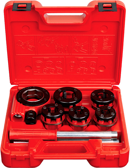 Клупп трубный ручной Super-Ego 600 Set Compact 1/2"-3/4"-1" NPT Клупп трубный ручной Super-Ego 600 Set Compact 1/2"-3/4"-1" NPT