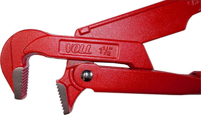 Ключи газовые Voll L 90°-1 1/2" Ключи газовые Voll L 90°-1 1/2"