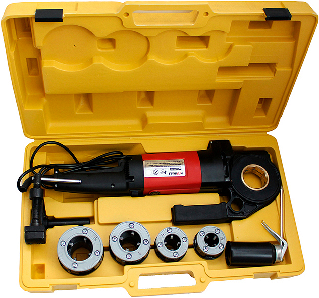 Комплектация клуппа электрического резьбонарезного Hongli SQ30 1/2"-1 1/4" BSPT R Alloy Комплектация клуппа электрического резьбонарезного Hongli SQ30 1/2"-1 1/4" BSPT R Alloy