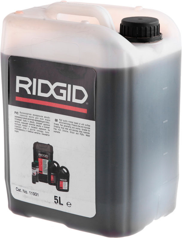 Масло резьбонарезное минеральное Ridgid 5 л Масло резьбонарезное минеральное Ridgid 5 л