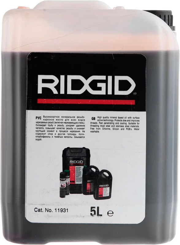 Минеральные резьбонарезные масла Ridgid 5 л Минеральные резьбонарезные масла Ridgid 5 л