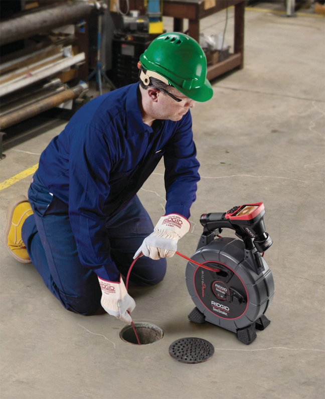Применение камеры для видеодиагностики Ridgid micro CA-350 с SeeSnake microDrain Применение камеры для видеодиагностики Ridgid micro CA-350 с SeeSnake microDrain