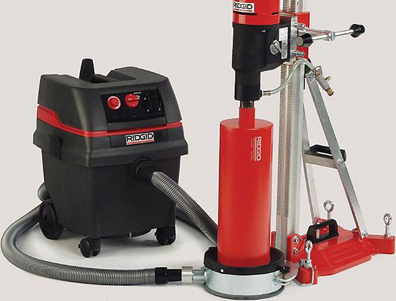 Применение пылесоса для строительного мусора Ridgid V-1225 Применение пылесоса для строительного мусора Ridgid V-1225
