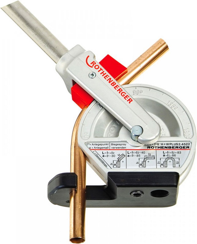 Применение ручного трубогиба Rothenberger Robend H+W Plus 8 мм (5/16")