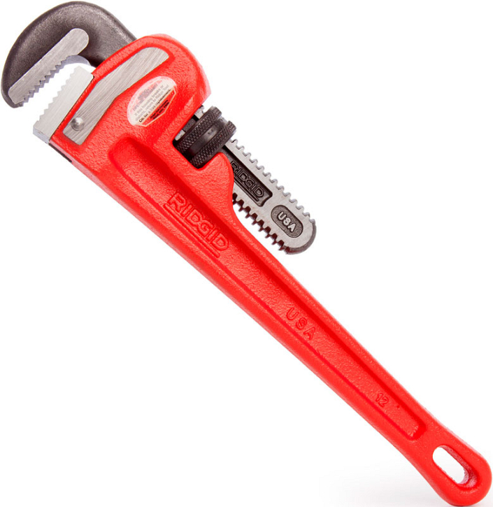 Прямой трубный ключ Ridgid Heavy Duty 12" Прямой трубный ключ Ridgid Heavy Duty 12"