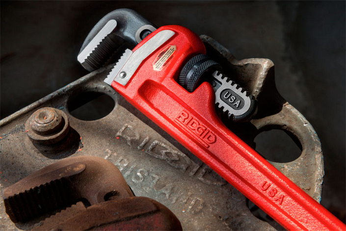 Прямой трубный ключ Ridgid Heavy Duty Прямой трубный ключ Ridgid Heavy Duty