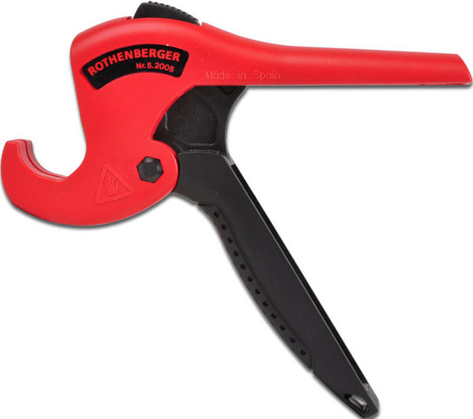 Раскрытие ножниц для резки пластмассовых труб Rothenberger Rocut TC 26 Professional Раскрытие ножниц для резки пластмассовых труб Rothenberger Rocut TC 26 Professional