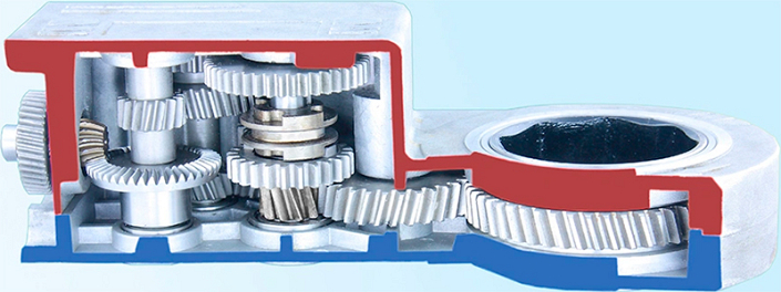Редуктор клуппа электрического резьбонарезного Hongli SQ30-2B 1/2"-2" BSPT R HSS Редуктор клуппа электрического резьбонарезного Hongli SQ30-2B 1/2"-2" BSPT R HSS